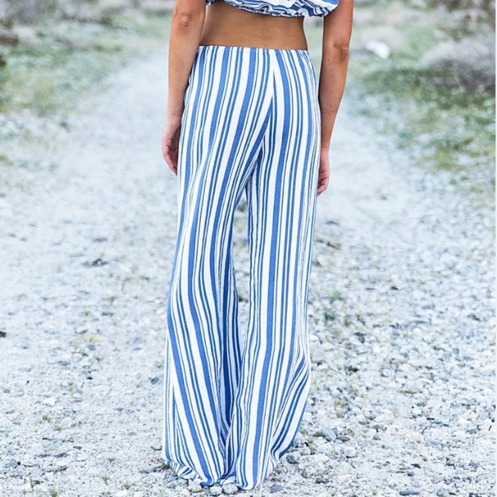 NEW Wide Leg Striped Pants